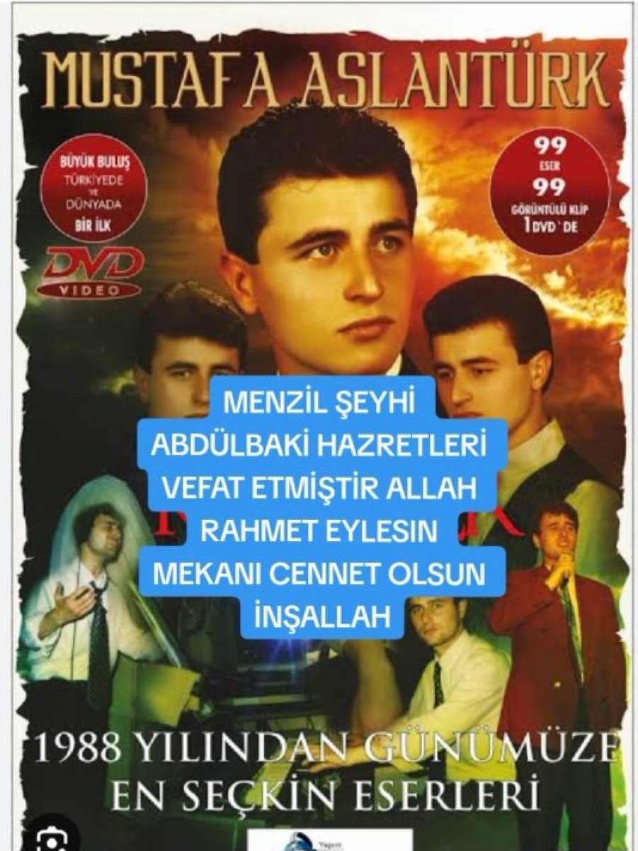 MENZİL ŞEYHİ ABDÜLBAKİ HAZRETLERİ VEFAT ETMİŞTİR ALLAH RAHMET EYLESIN MEKANI CENNET OLSUN İNŞALLAH