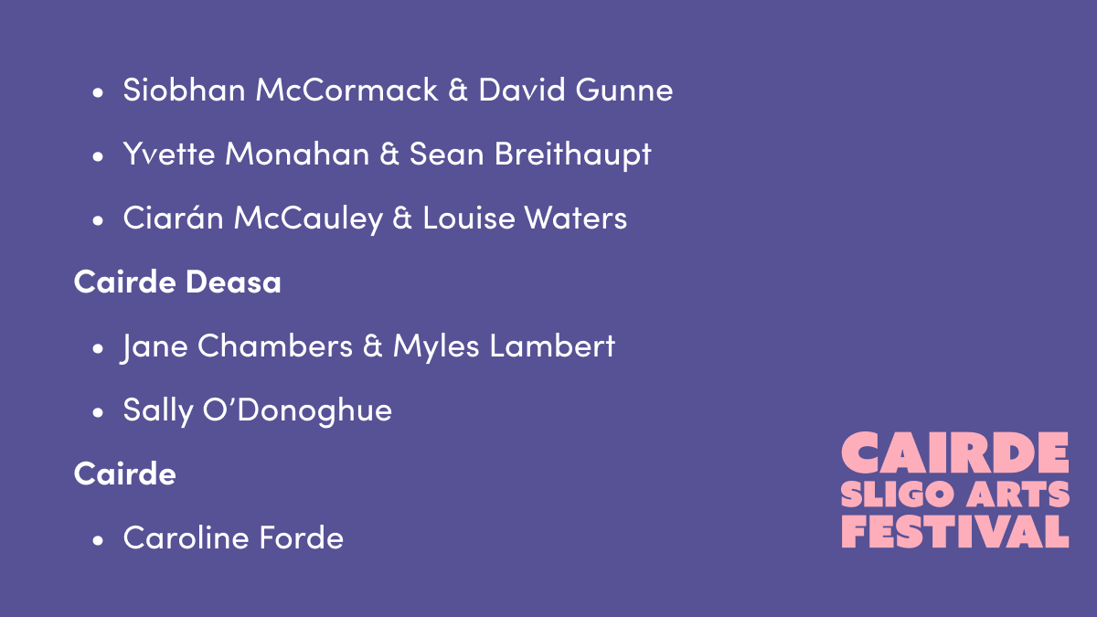 cairdefestival's tweet photo. (3/3) We are so grateful for the generous support of our funders, partners, sponsors and patrons who helped make the festival possible! We couldn’t have done it without you <3
@artscouncil_ie @sligococo @sligohub10 @Failte_Ireland @creativeirl @culture_ireland @SligoBID
#csaf23 https://t.co/TGi5E5dlrp