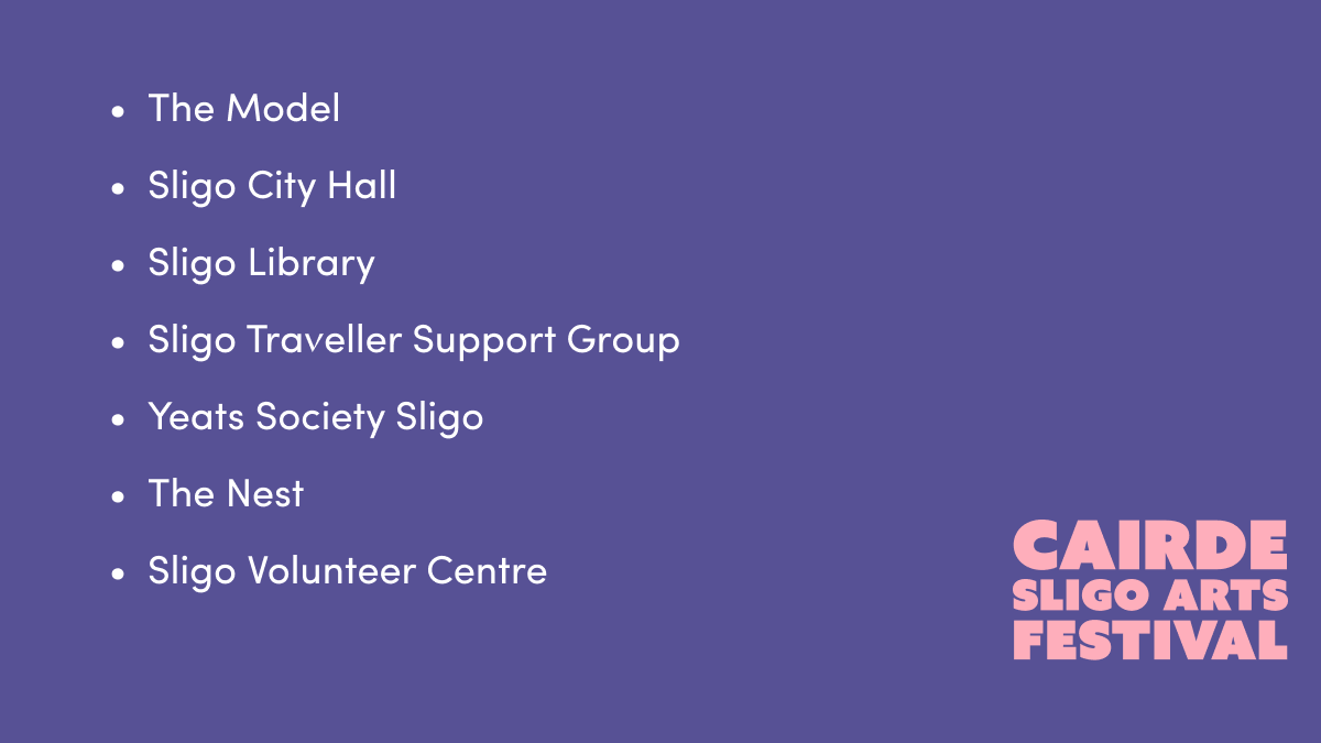 cairdefestival's tweet photo. (2/3) We are so grateful for the generous support of our funders, partners, sponsors and patrons who helped make the festival possible! We couldn’t have done it without you <3
@artscouncil_ie @sligococo @sligohub10 @Failte_Ireland @creativeirl @culture_ireland @SligoBID
#csaf23 https://t.co/N82WYd7Zq8