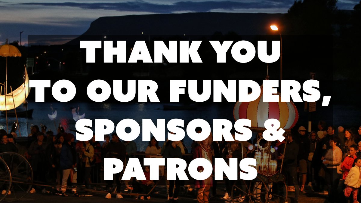 cairdefestival's tweet photo. (1/3) We are so grateful for the generous support of our funders, partners, sponsors and patrons who helped make the festival possible! We couldn’t have done it without you <3
@artscouncil_ie @sligococo @sligohub10 @Failte_Ireland @creativeirl @culture_ireland @SligoBID
#csaf23 https://t.co/8qRsD4WqBK