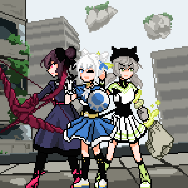 마법소녀 이세계아이돌 동생즈 + 로고
#이세계아이돌 #이세돌 #마법소녀이세계아이돌 #주르르 #고세구 #비챤