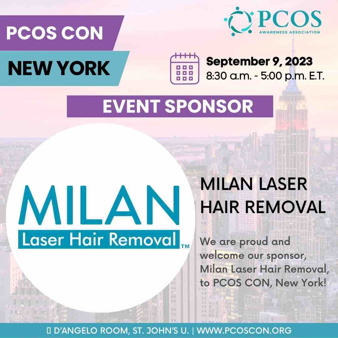 🙏 Huge thanks to <a href="/MilanLaser/">Milan Laser</a> for being our sponsor at PCOS CON NY! Your support means the world to us as we raise awareness and empower individuals with PCOS. Together, we’re making a difference! 💙✨ #PCOS #PCOSCONNY #PCOSCON
