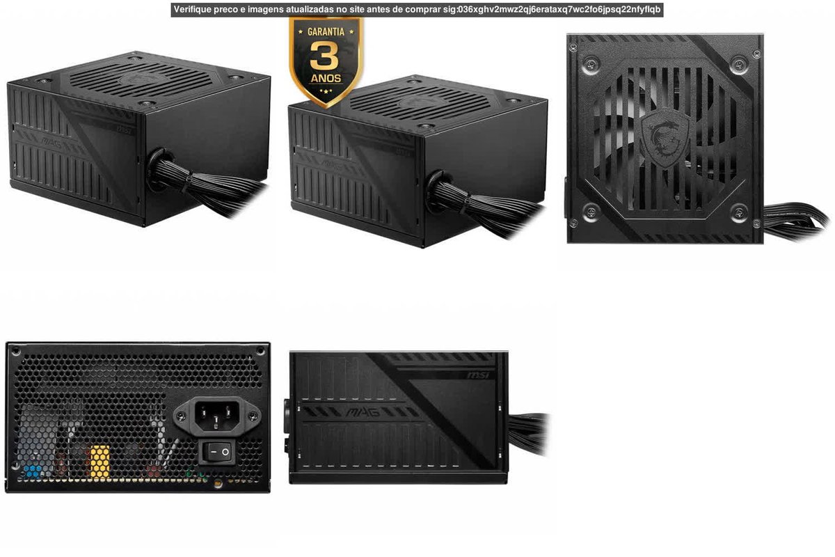 fontebipolar's tweet photo. Fonte MSI MAG A600DN, ATX, 600W, 80 PLUS, PFC Ativo, Entrada Bivolt, Preto - 306-7ZP6B2...

🙁 SUBIU e AGORA CUSTA: R$ 399,99 + (33.33%) 

📈 AUMENTO de + R$ 100,00

🛡️ c22802c38ff0dc82a0eef4bc6137320c https://t.co/EbysWK6Jxb