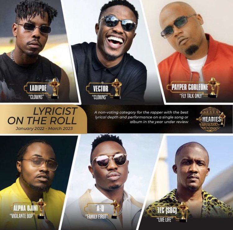 PayperCorleone's tweet image. BEST RAP ALBUM &amp;amp; LYRICIST ON THE ROLL NOMINATIONS 🏆🤲🔑

GOD IS GREAT &amp;amp; MY SUPPORTERS ARE AWESOME! 

Thank you for recognizing hard work @The_Headies 🔑