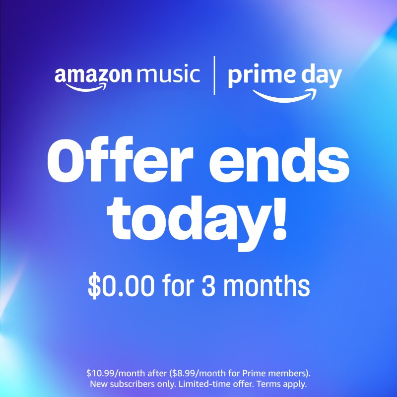 Prime Day: Get 4 free months of  Music Unlimited