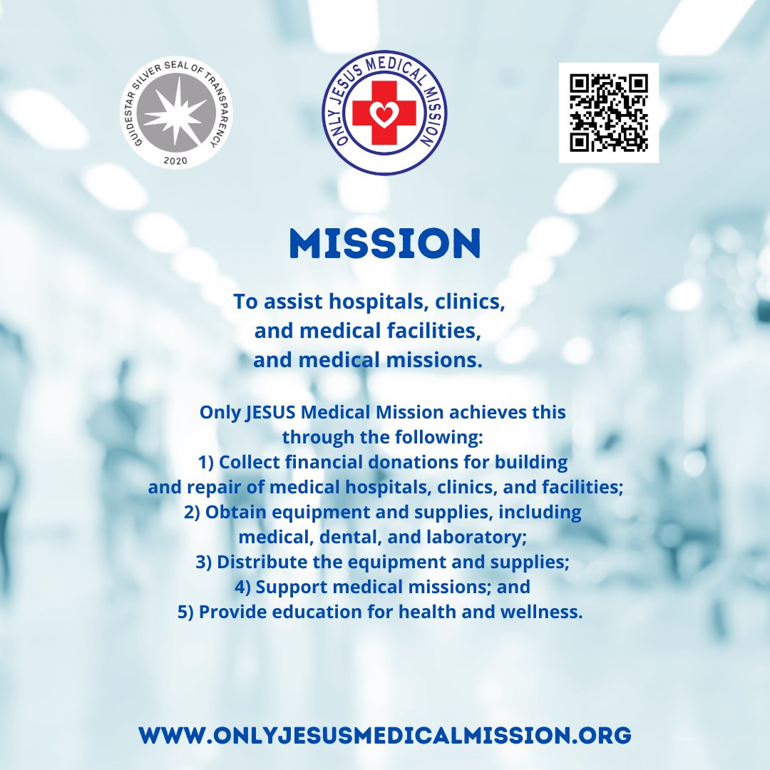 OnlyJesusmedmis's tweet photo. Our Mission: To assist hospitals, clinics, medical facilities, and medical missions.   
#OnlyJesusMedicalMission #service #give #giving #community  #volunteer #donate #nonprofit #hospital #healthcare #worldmission #health #healing #covid19response #MizmorKafGimmelHospital https://t.co/6HamBFSVDm