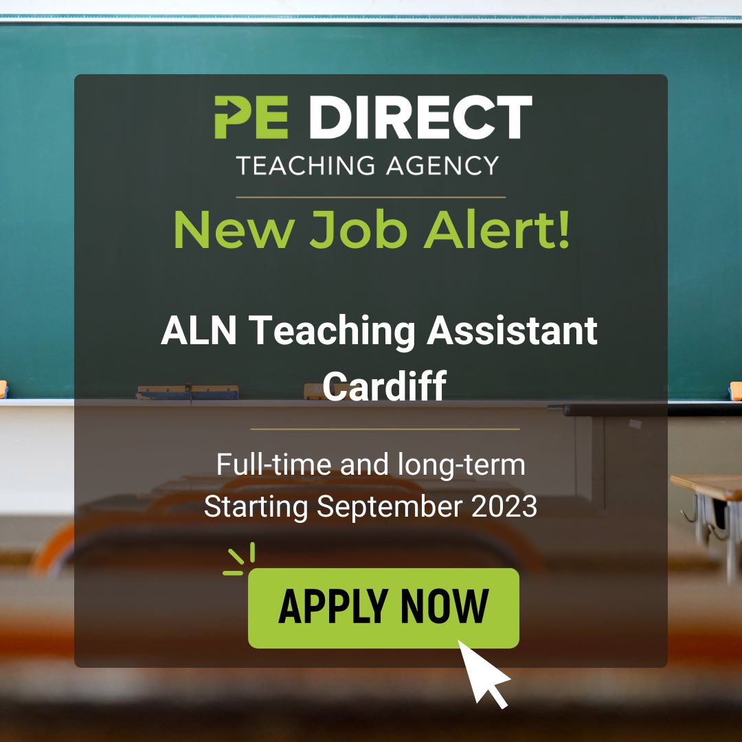 pedirect_'s tweet image. PE Direct is recruiting for an ALN Teaching Assistant to work on a long-term and full-time basis in a secondary school in Cardiff.

DM us for more information or to arrange an informal conversation.
 
#cardiffjobs #aln #additionallearningneeds #southwalesjobs #teachingassistant