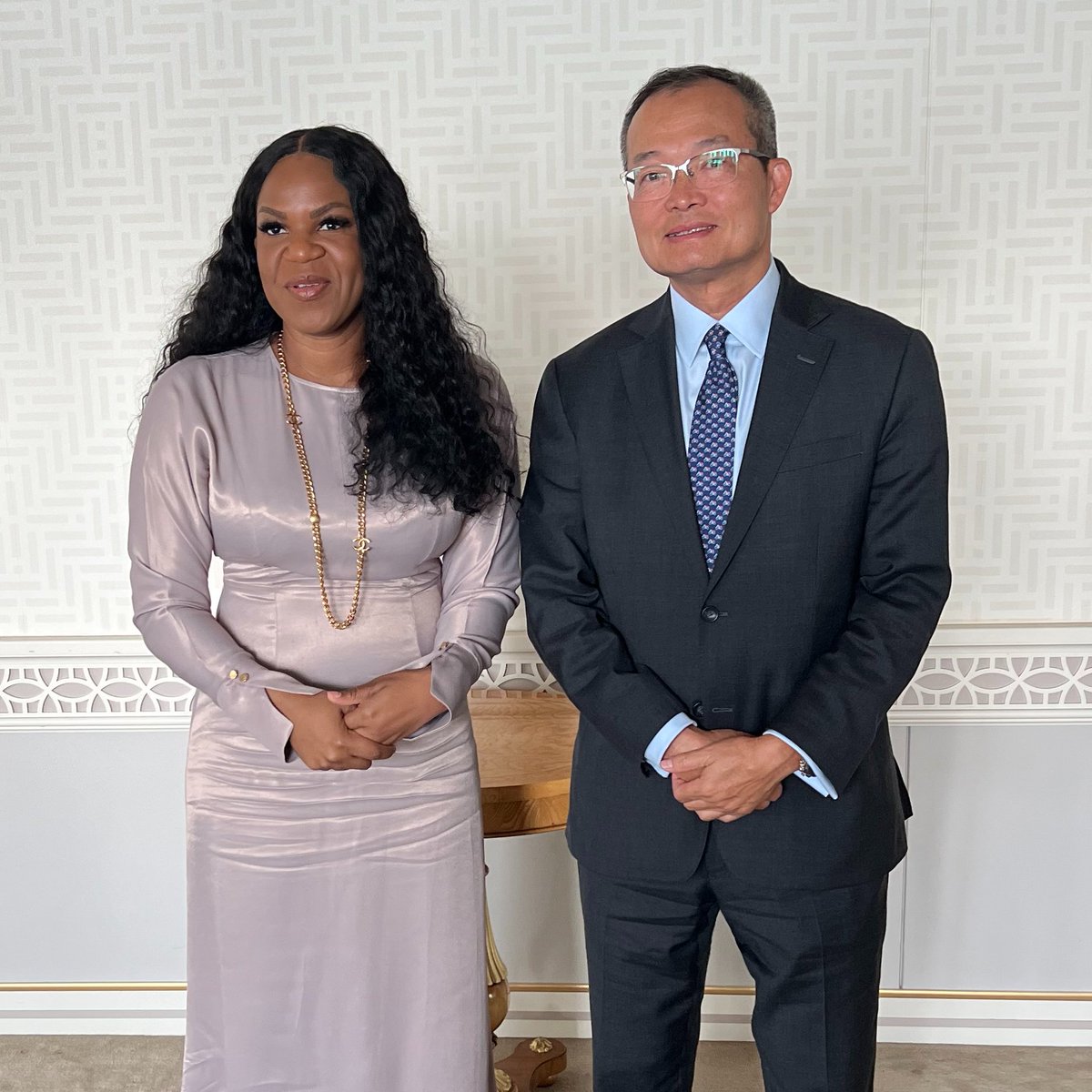 GuangzheChen's tweet image. Insightful meeting with @DamilolaSDG7. Grateful for the strong cooperation between @WorldBank’s #ESMAP, @UNEnergy, and @SEforALL. Excited about the progress to be made in achieving the #SDG7 goals and eager to work together towards their successful implementation. #HLPF