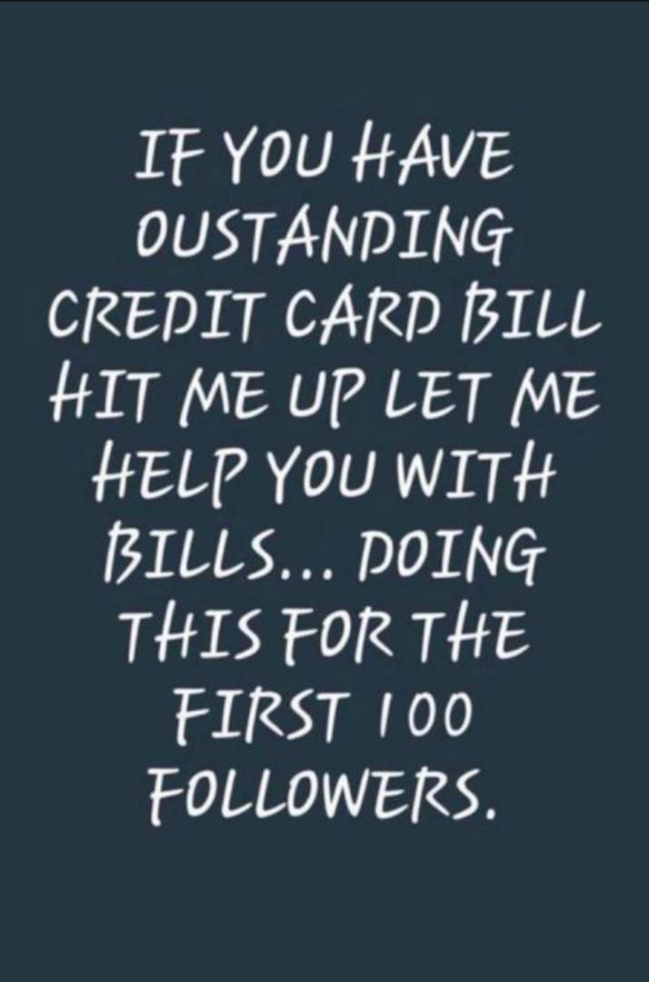 Retweet’s a post and stand a chance to get your credit card debts paid 🇺🇸
