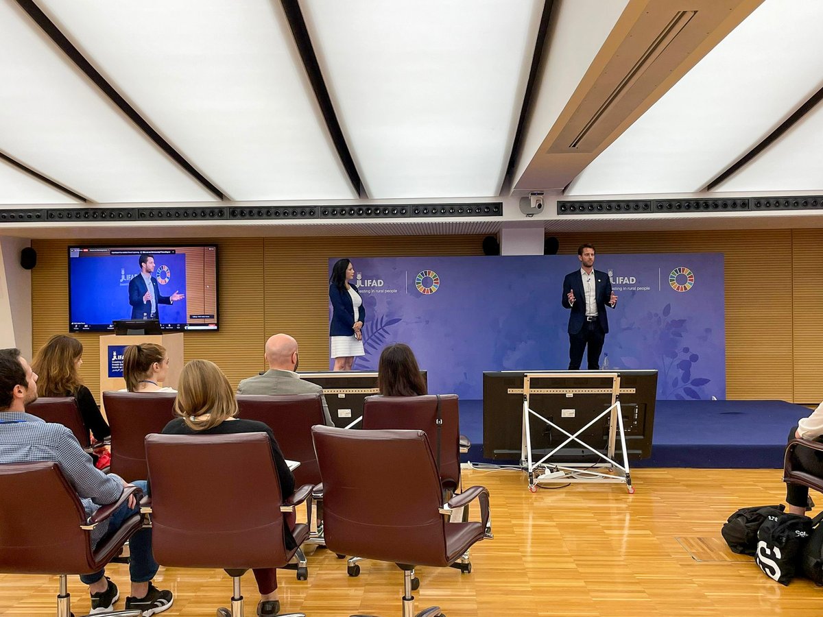 ThinkWithChris's tweet photo. A week to remember: delivering a Live-Stream Innovation Keynote at The United Nations in Rome 🇮🇹🏛️

Feeling grateful for the true honor and pleasure to feature  at @IFAD 

Special thanks to @GladysHmorales, @AndreaGeremicca and the fantastic organizing committee

#innovation https://t.co/8ehzDP8eDr
