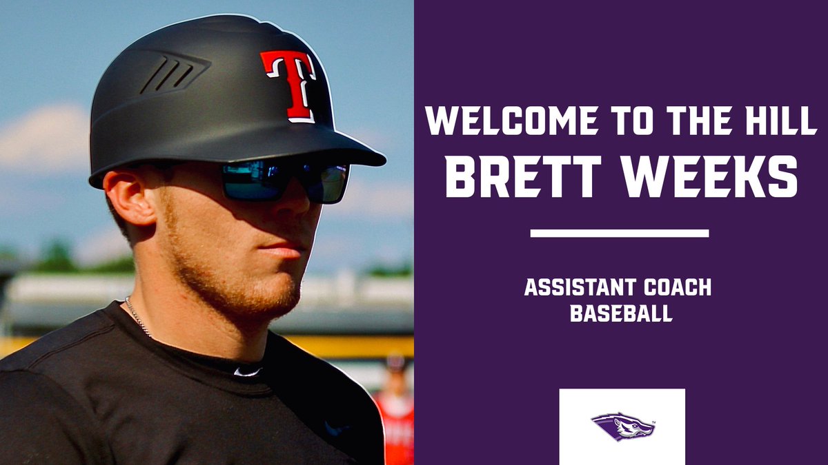 #WelcomeToTheHill <a href="/BWeeks01/">Brett Weeks</a> ‼️ Coach Weeks will serve as the Assistant Coach for the Badgers⚾ 

#HillYeah