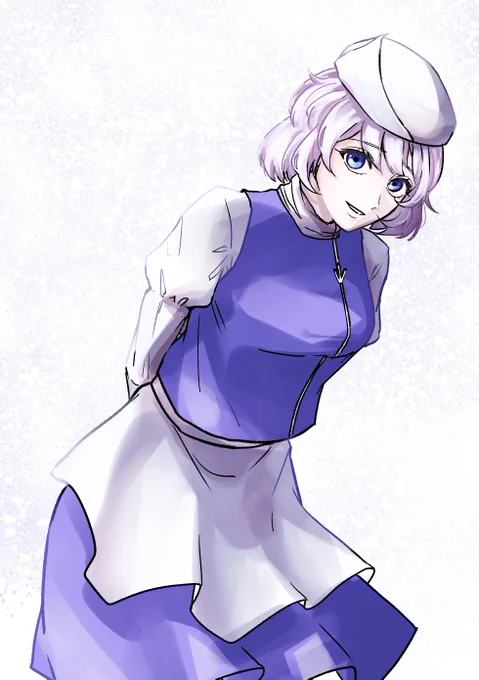 #深夜の真剣お絵描き60分一本勝負  レティ