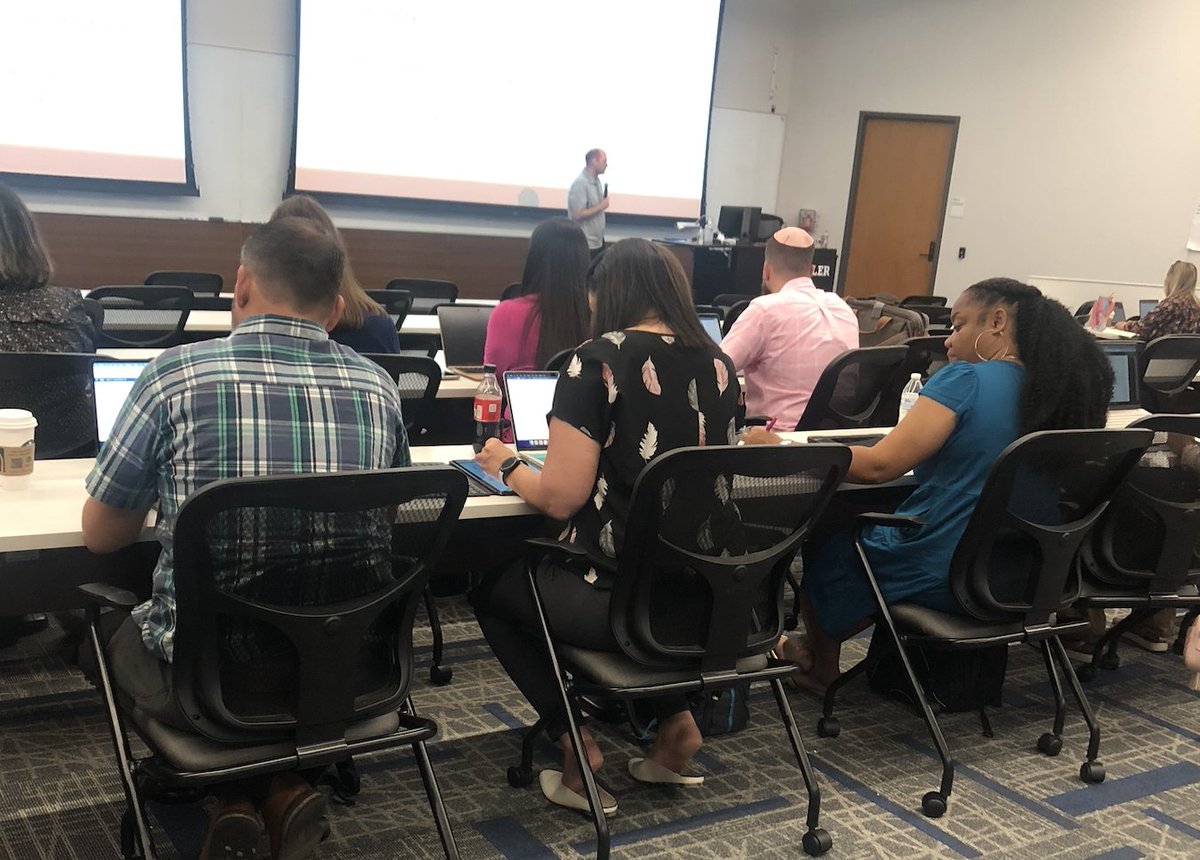 Dr. Chris Thomas starts off day 3 of EdD week for UT Tyler's doctorate in School Improvement.