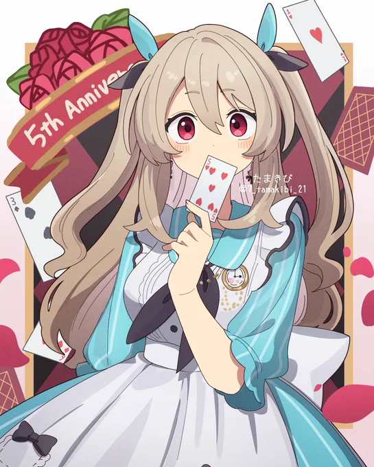 これは鷺原鈴音5周年めでたい絵