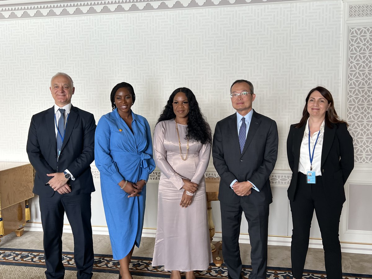 GuangzheChen's tweet image. Insightful meeting with @DamilolaSDG7. Grateful for the strong cooperation between @WorldBank’s #ESMAP, @UNEnergy, and @SEforALL. Excited about the progress to be made in achieving the #SDG7 goals and eager to work together towards their successful implementation. #HLPF