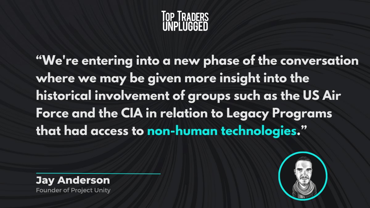 TopTradersLive's tweet image. Are the CIA and the US Air Force gatekeepers of non-human tech? Uncover what we truly know as @daviddorr and @TheProjectUnity pull back the curtain in our latest podcast episode. Tune in for an enlightening discussion. #Disclosure #UnexplainedPhenomena