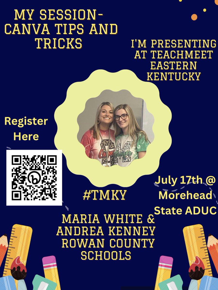 mariawhite09's tweet photo. Excited for Teach Meet year 2 with @21andreaaa! #TMKY #TikTokTeachersTake2 https://t.co/M8n0eV7btR