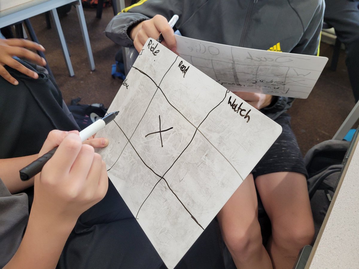 MFLSandbach's tweet photo. A fun way to practise grammar - a game of  Battleships using irregular verbs instead of coordinates! https://t.co/E9I8hAHb18