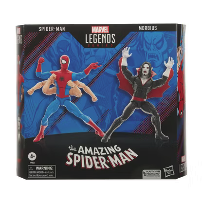 Marvel Legends Spider-Man vs. Morbius 2-Pack revealed. $49.99, Walmart Exclusive. Preorders open July 18th. https://t.co/CZCBlL9ixi
