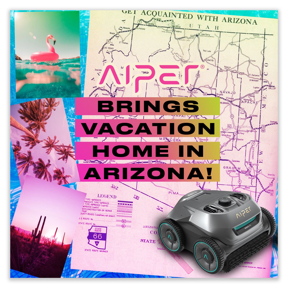 AiperOfficial's tweet photo. Prepare your maps as we get ready to Board for Paradise in Phoenix, Arizona!
Once we land, it's off to the races for the best summer party on June 15th; you won't want to miss it.
#DiveIntoParadise #AiperPoolParty #AiperStaycation #BringVacationHome https://t.co/Rvj2X8Xbrg
