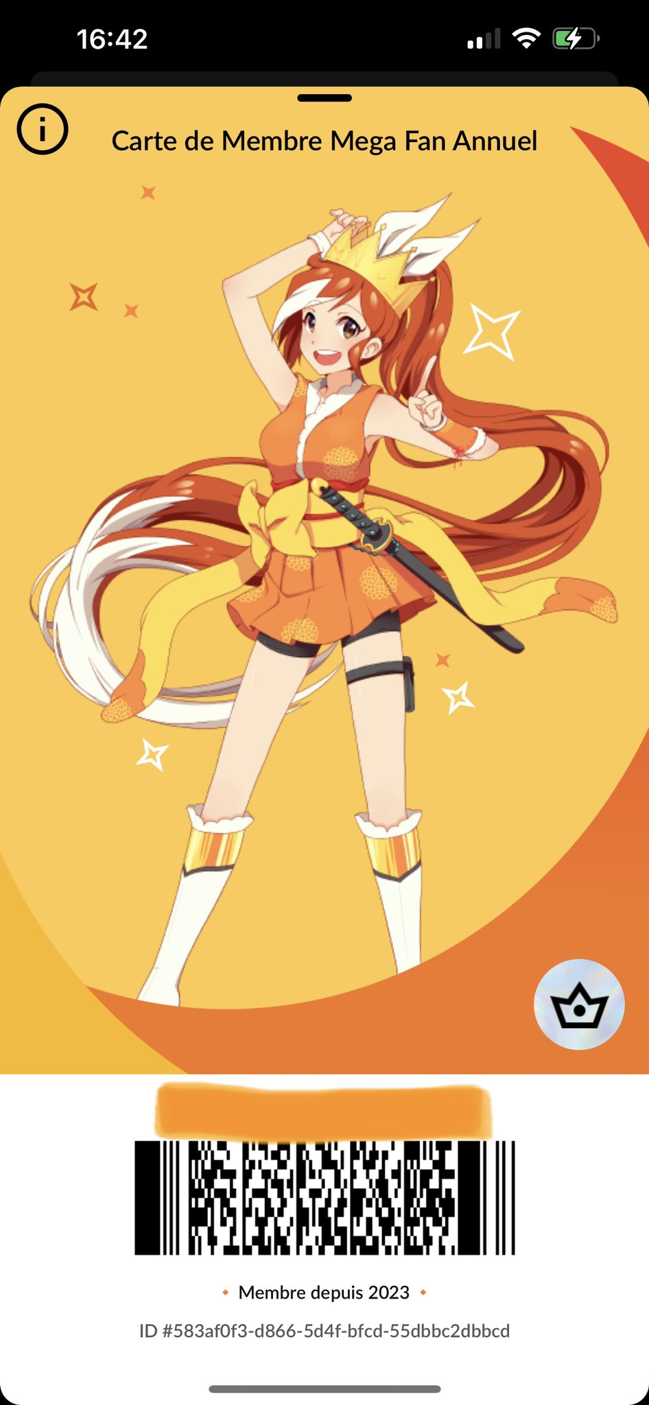 Crunchyroll Premium Mega Fan Plan 1 Year Subscription