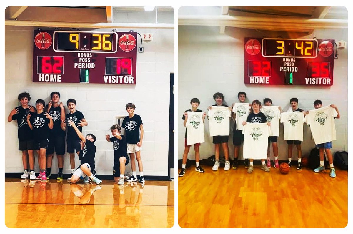 stbernschool's tweet photo. Rising 8th grade boys won the Rocky River Recreation Basketball League on Tuesday in a 35-32 victory over the 9th grade team from Rocky River. Congratulations boys!!👏🏼🙌🏼🏀🙌🏼👏🏼 https://t.co/xI0C4UZNj4