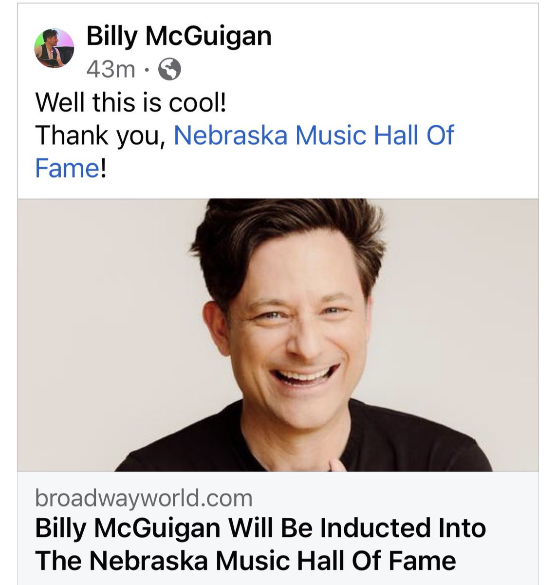So exciting! Congratulations <a href="/billymcguigan/">Billy McGuigan</a>