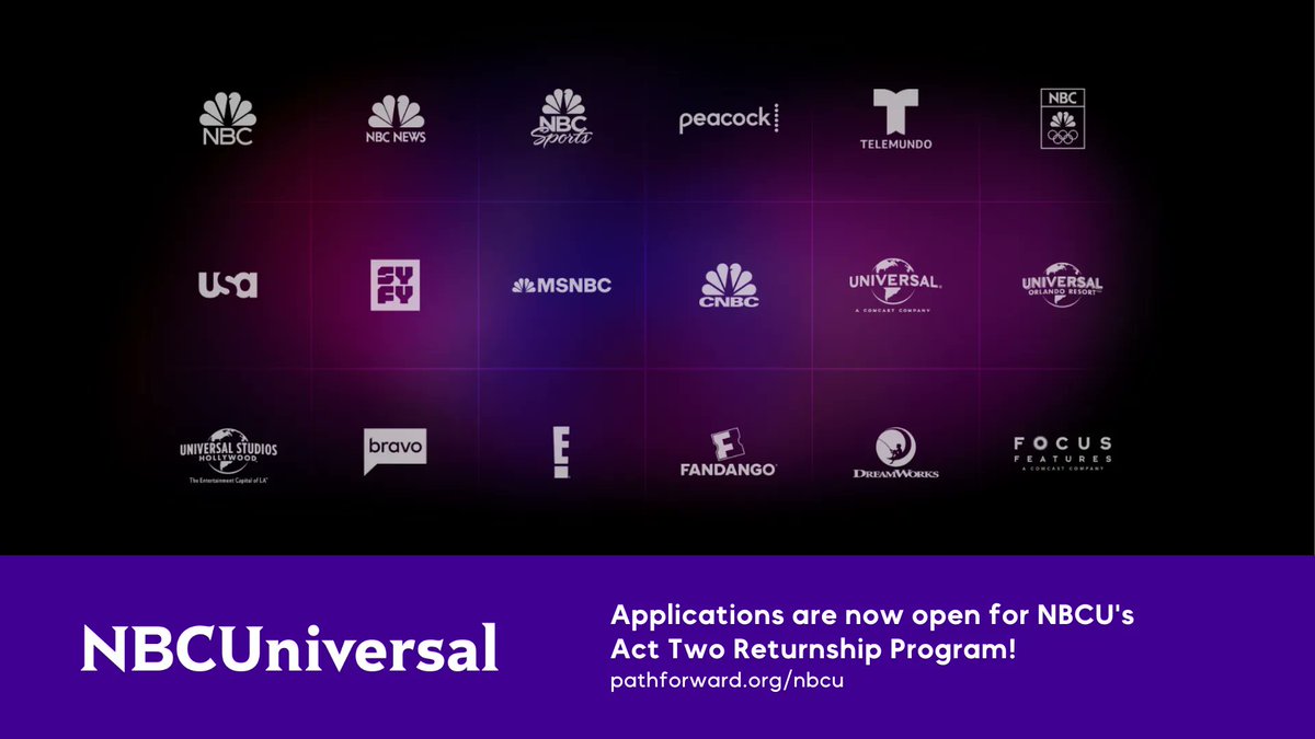 Great news - a new REMOTE #returnship has just opened up at @nbcuniversal! Apply now to *restart your career* as an Engineering Solutions Manager. If you have previous product management or vendor relations management experience, that's ideal. buff.ly/3AwuzoU