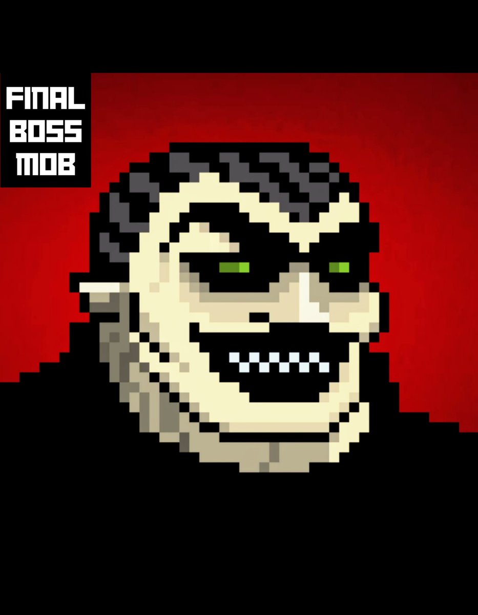 mankddd2's tweet photo. •Final Boss Mob merch now available•

•• Link here 👇 ••
https://t.co/tDcPn5QAFx

#pixelart #pixel #pixelartist
#pixels #16bit #8bit #l6bitart #8bitart
#finalboss #finalbossmob #monsterart https://t.co/Umi4U4OxOr