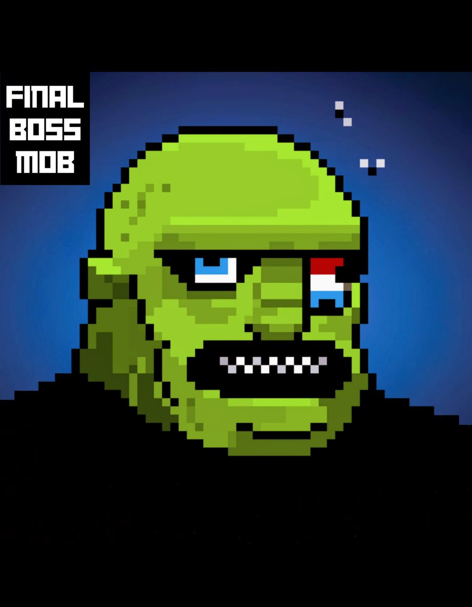 mankddd2's tweet photo. •Final Boss Mob merch now available•

•• Link here 👇 ••
https://t.co/tDcPn5QAFx

#pixelart #pixel #pixelartist
#pixels #16bit #8bit #l6bitart #8bitart
#finalboss #finalbossmob #monsterart https://t.co/Umi4U4OxOr
