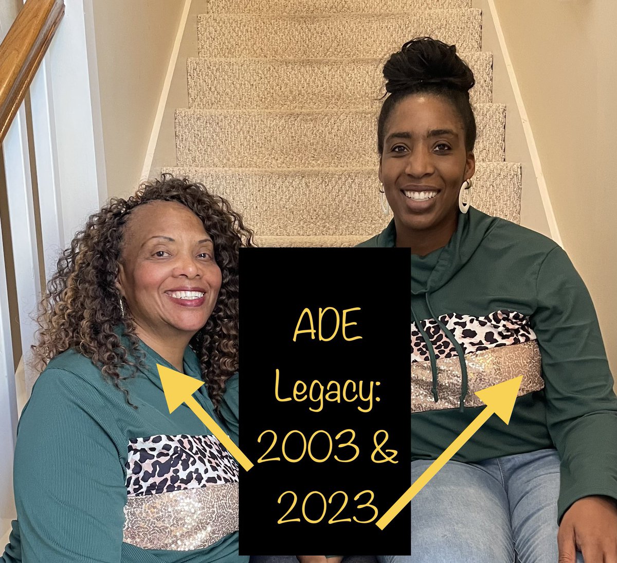 DrNKArrighi's tweet photo. Happy 20th ADE anniversary mom, BUT my class is still the #bestclassever #ADE2023 #EdDiva😜 https://t.co/ZDs6FtuUM2