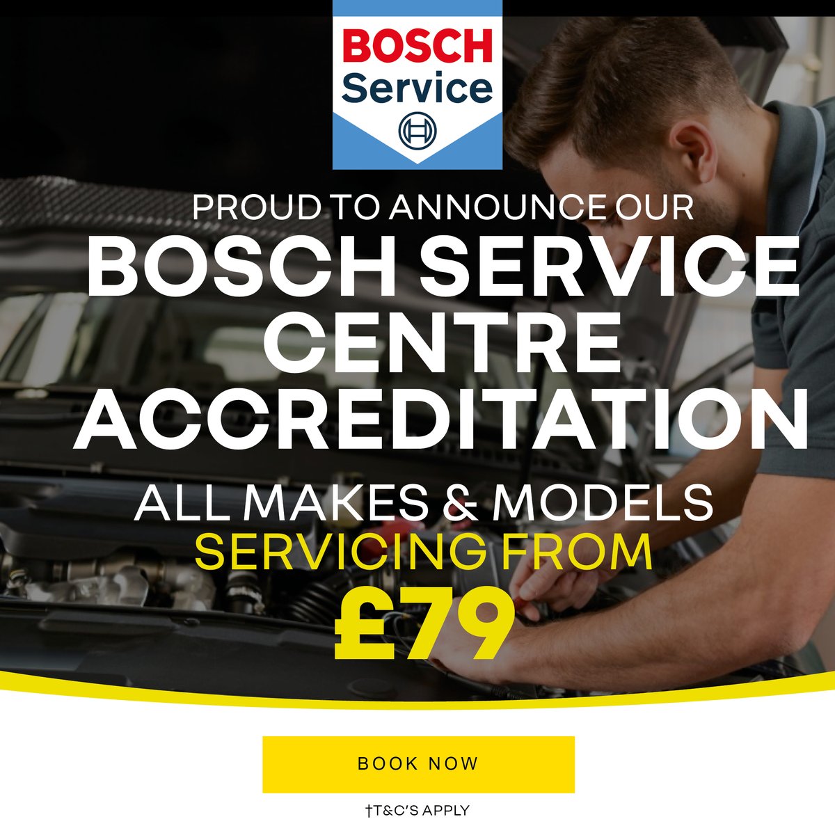 BuryMotors's tweet photo. Proud to announce our Bosch Service Centre Accreditation.

ALL MAKES AND MODELS SERVICING AT BURY MOTORS

Starting from just £79.

You can now book a Service or repair with us at Bury Motors.
https://t.co/ZlkU8PpuOL https://t.co/OCoQLwXp82