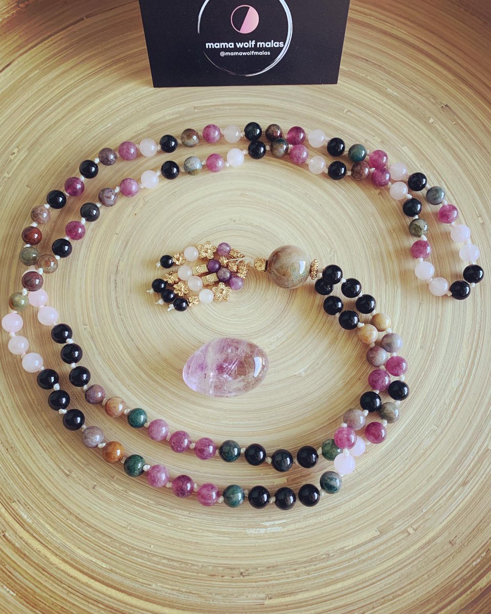 Latest mala available in my shop. Clicky the linky above to check it out! 🌓🐺📿