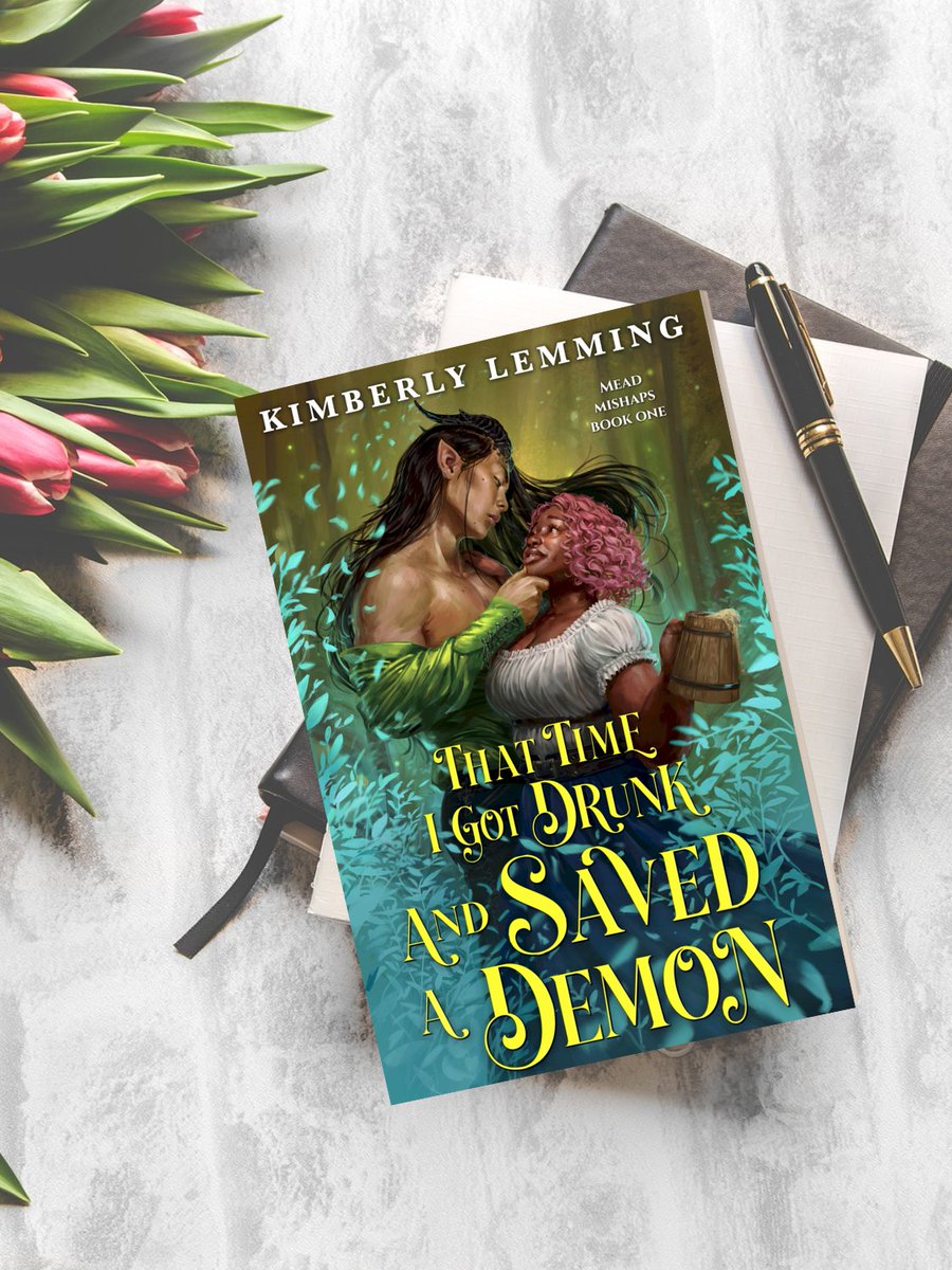 The new paperback cover for That Time I Got Drunk And Saved A Demon! It's available for pre-order now!