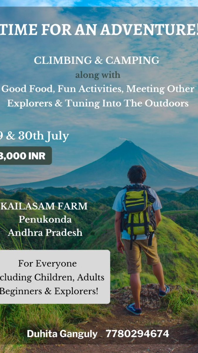 TarshWilliams's tweet photo. Two days of fun filled adventure! Reach out and register soon, there are only a few spots 🧗🏾‍♂️✨ https://t.co/Nb10D4JYVT