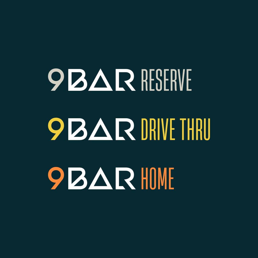 alimhsats's tweet photo. 9Bar is a café located in Saudi Arabia, with three different points of sale: DRIVE THRU, REVERSE, and HOME. The name 9Bar is derived from the ideal pressure for espresso coffee. 

#logo #brand #identity #coffee #goose #graphicdesign #تصميم #هوية_بصرية #قهوة #كوفي https://t.co/Ew9yjM4qft