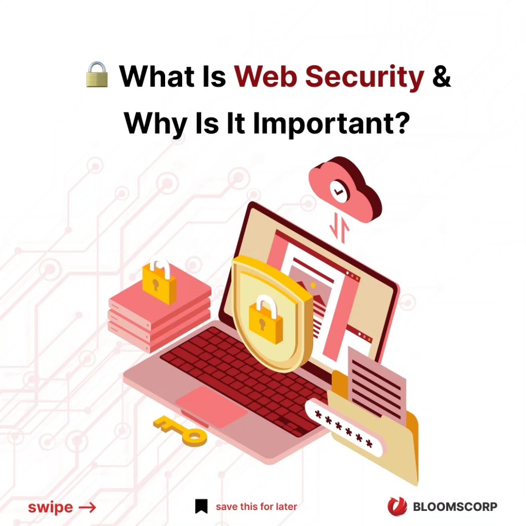 bloomscorp's tweet photo. Defending the Digital Frontier: Web Security Series 🌐🔒

Week 1: What is Web Security &amp; Why is it important?

Join us as we unravel the secrets of Web Security! 🚀 In this series, we'll explore the crucial measures and practices that protect your online presence and data. https://t.co/fCdA381qzB
