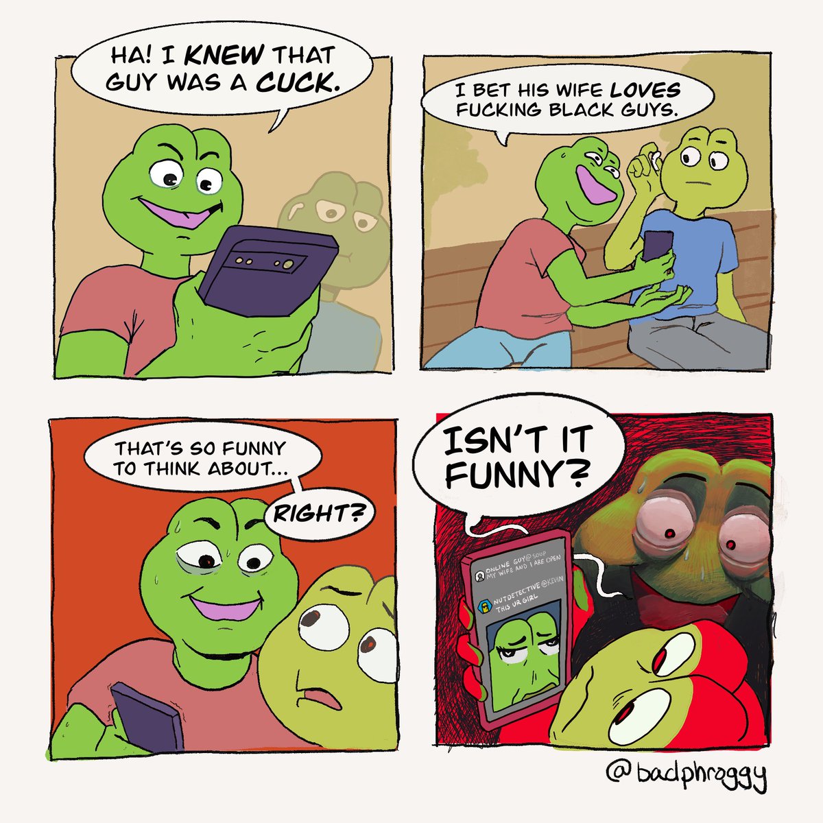 badphroggy's tweet photo. New comic
Cuck crusaders https://t.co/OIfKd6sT4o