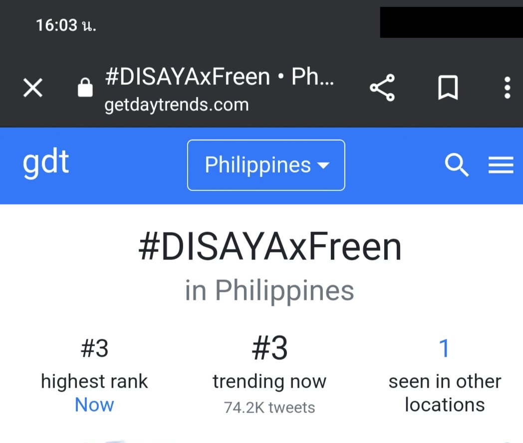 TrendForFB's tweet photo. สรุปเทรนด์ #DISAYAxFREEN
SAROCHA Trendy Looks
- วันนี้ keyword ไม่ติดเทรนด์โดยไม่ทราบสาเหตุ
#DISAYAxFREEN
- GDT Thailand สูงสุดอันดับที่ 20
- GDT PHI สูงสุดอันดับที่ 3
- Trends24 สูงสุดอันดับที่ 25
#srchafreen #ฟรีนเบคstat (1) https://t.co/aArsTXgpFa