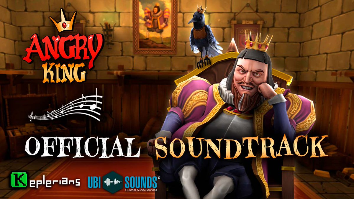 KepleriansTeam's tweet photo. We've just uploaded the complete #Soundtrack of #AngryKing in our #YouTube channel! 🎶
Listen to the amazing work of @ubisounds 👏

Watch it now! 👉 https://t.co/qff4qlfZ4W

Watch the behind the scenes 👉 https://t.co/6If9hVtYKG

#HorrorGames #IndieDev #MobileGames #King https://t.co/rtzAMCVQOS