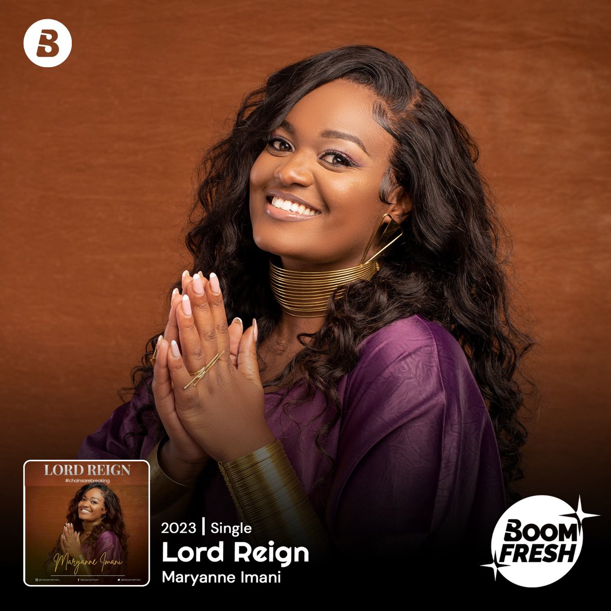MaryanneImani's tweet photo. ๐ง Stream "Lord Reign" on your favorite music platform @BoomplayKenya and let the enchanting melodies transport you to a world of emotion and self-discovery. ๐
#LordReign
#ChainsAreBreaking #MaryanneImani #NewMusicRelease https://t.co/mAq18fvrBg