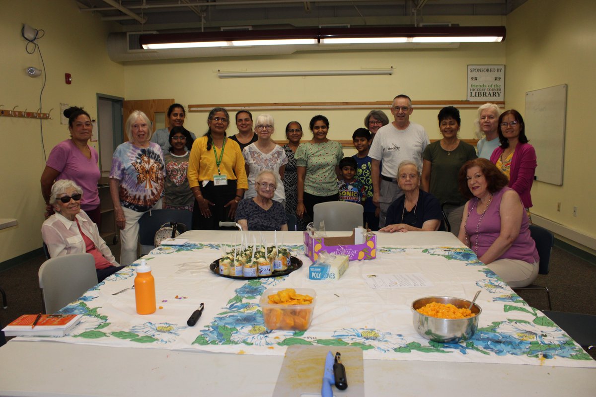 mclsnj's tweet image. This week at our Hickory Corner Branch, #paperfolding got really fun when our Basic Skills #crafters made #origami #handfans to beat the heat.

Then during a #NoCook program, participants layered fresh #mangoes, whipped mango cream, and mint to make #MangoFool!  

What a blast!