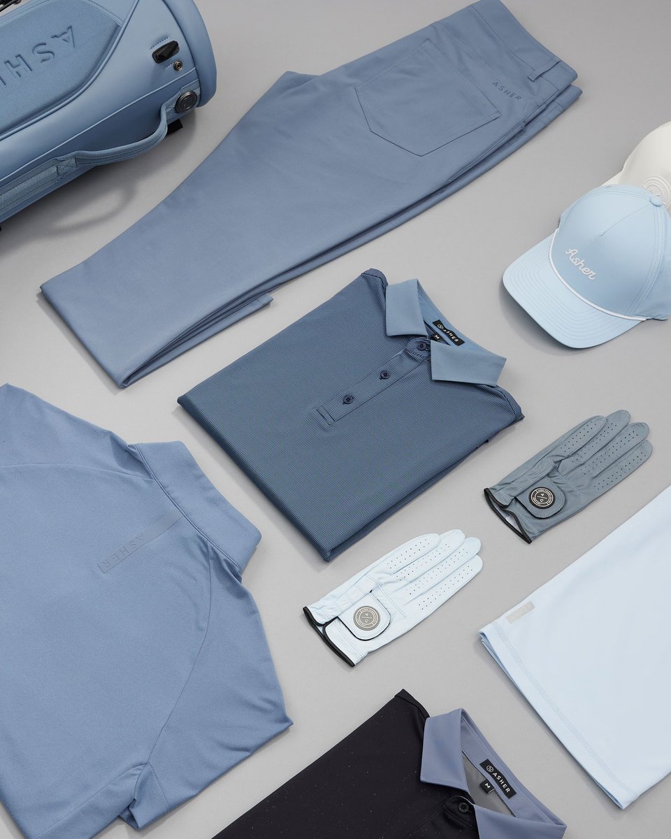 AsherGolf's tweet photo. Fire Flint Steel Style ๐ฅ
Go tonal on and off the course this season with the Summer SZN Collection featuring new gloves, polos and more. #AsherGolf https://t.co/RKmXBU1uDO