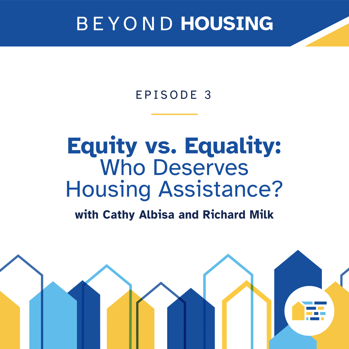 Have you listened to our latest episode of Beyond Housing? Tune in now and hear from Cathy Albisa, VP of Institutional/Sectoral Change, Race Forward and
Richard Milk, Policy and Planning Officer, Opportunity Home on Beyond Housing! 
🎙️ Listen now: spoti.fi/3PWrWp4