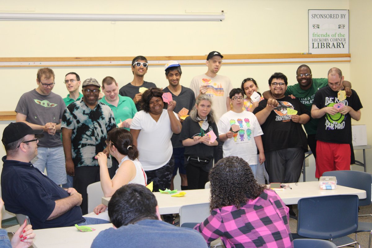 mclsnj's tweet image. This week at our Hickory Corner Branch, #paperfolding got really fun when our Basic Skills #crafters made #origami #handfans to beat the heat.

Then during a #NoCook program, participants layered fresh #mangoes, whipped mango cream, and mint to make #MangoFool!  

What a blast!