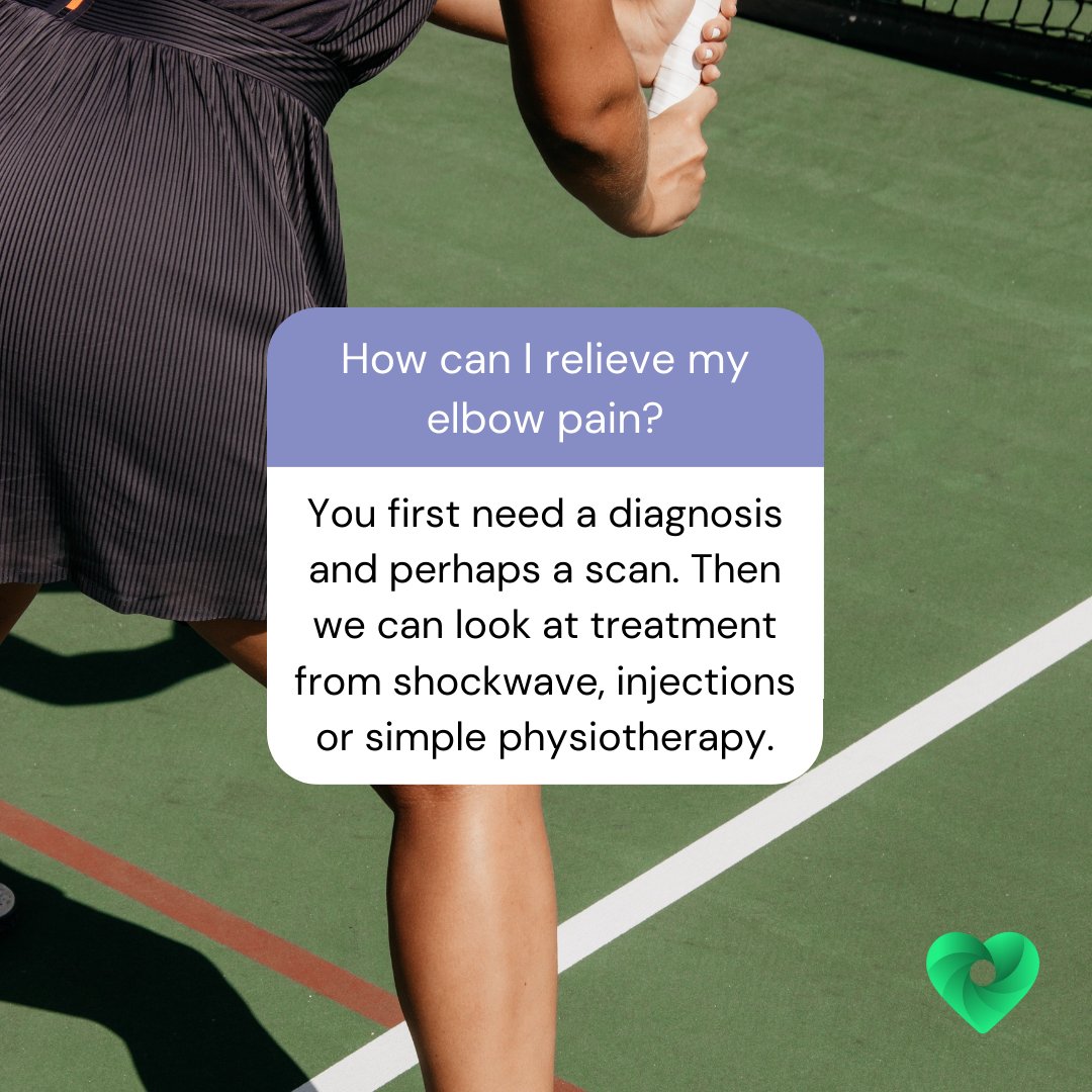 _Living_Room's tweet photo. Elbow pain, often caused by tennis elbow, can be debilitating. We offer a range of effective treatments to help alleviate elbow pain from physiotherapy exercises, shockwave therapy or pain-relieving injections. Contact us to find out more.

#tenniselbow #tennisinjury #elbowpain https://t.co/0zt7DFAxOx