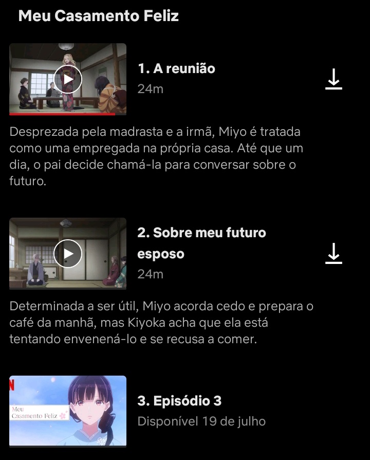 Portal Netflix BR  Fan Account on X: O anime Meu Casamento Feliz  estreia em 5 de julho na @NetflixBrasil, com episódios semanais.   / X