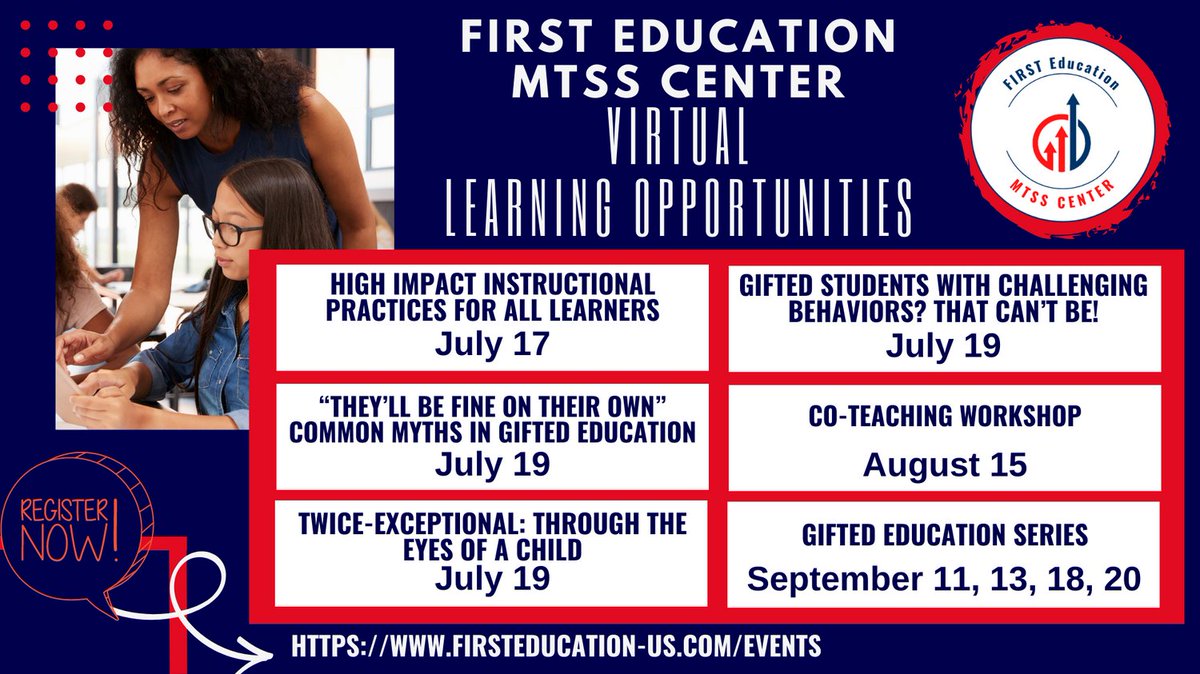 A one-size-fits-all approach to instruction sounds like a dream, right? However, we know this should not be a reality because our learners are diverse in their needs. Join us at our upcoming events as we learn how we can be responsive in our instruction! firsteducation-us.com/events