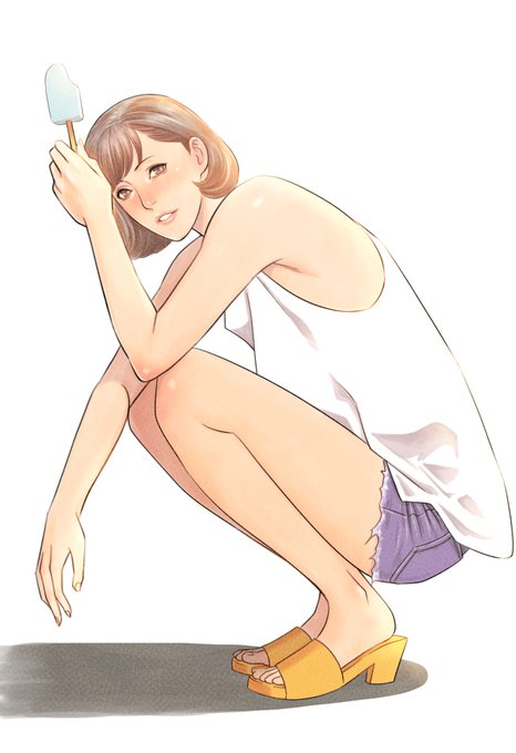 明日も暑いんでしょうね。 