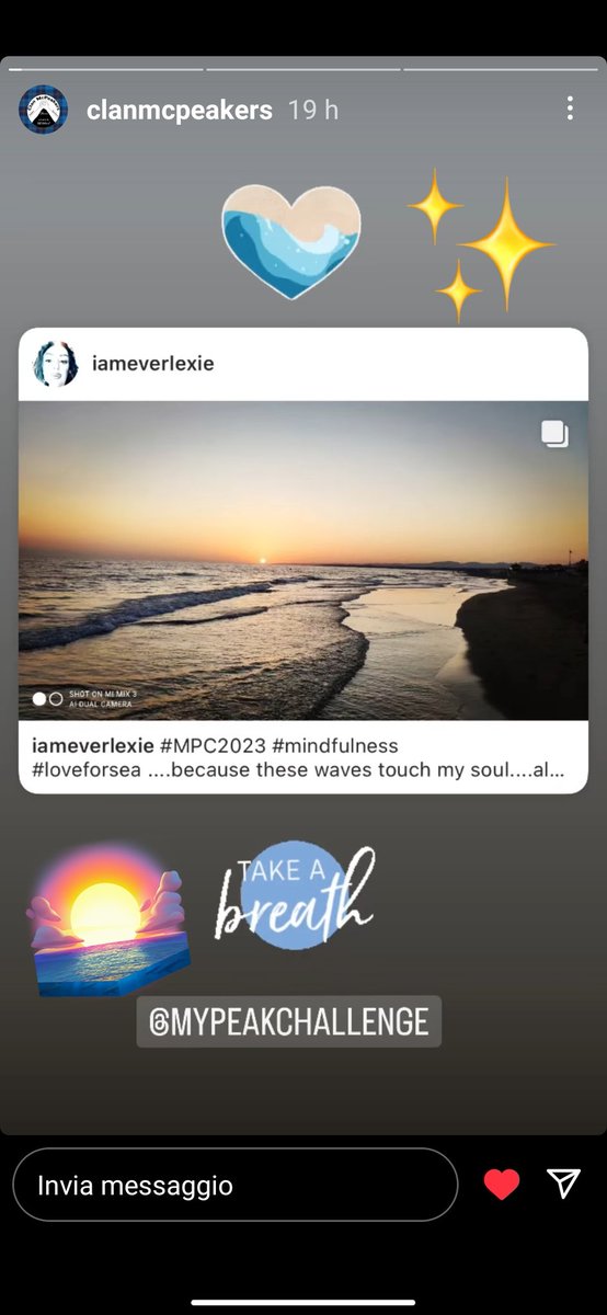.... waves.... sunset.... serenity.... can't ask for anything else 🌊🌅✨❣️
@MyPeakChallenge 
#MPC2023 #proudpeaker !💪🏻
from @ClanMcPeakers IG story